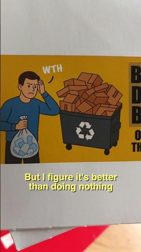 Why No One Breaks Down Their Cardboard Boxes 😤 Passive-Aggressive Sticker Solution