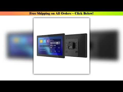 2025 AC 110V-240V power 10.1 inch smart in wall poe tablet Android 11/Linux debian os rj45 rs485