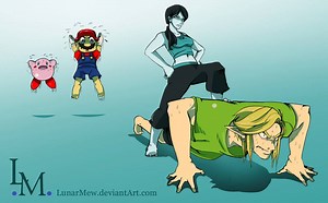 "That's it! Feel the burn~!" ~Wii-Fit Trainer | Wii-Fit Trainer