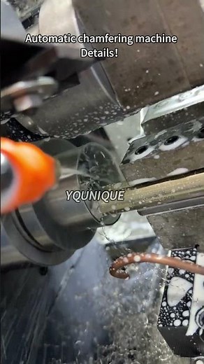 High Efficiency Chamfering for Pipes Double Head Auto Chamfering Machine Demo