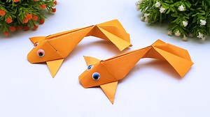 51K views · 2.3K reactions | Handmade Easy Paper Fish Making Tutorial | Paper Fish Making At Home | Paper School crafts #PaperFishMaking #PaperSchoolCrafts #OrigamiFish | Mr. Creator | Facebook