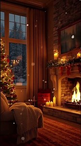 #christmas #christmasshorts #xmas#cozychristmas #fireplace