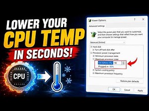 How to Lower CPU Temperature on Windows 11 & Windows 10 (Easy Fix)
