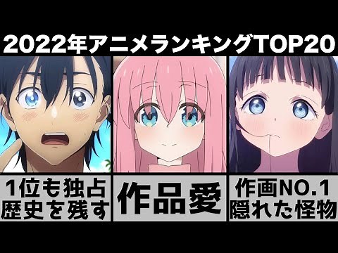 最も面白かった2022年アニメ個人評価ランキングTOP20がやばい【おすすめアニメ】【ぼっち・ざ・ろっく！】【ブルーロック】【サマータイムレンダ】
