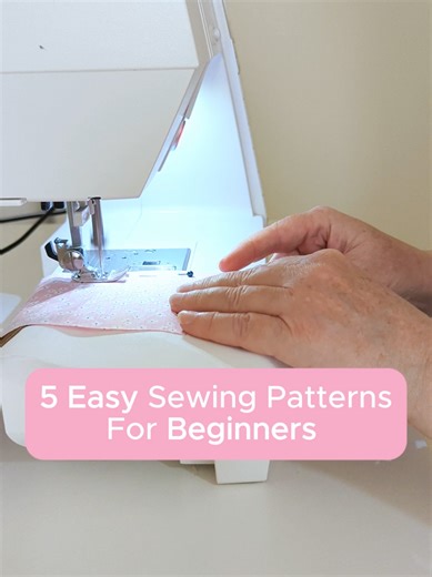 Beginner sewer? These 5 easy patterns are a great place to start ✂️ Designed to be simple, practical, and satisfying to finish. ✔ Clear instructions ✔ Step-by-step photos ✔ Printable pattern pieces 🧵 Find them all in my Etsy shop vickiellehandmade.etsy.com #sewing #beginnersewing #sewingforbeginners #sewingtiktok #foryoupage