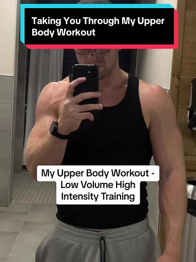 Here is upper body workout B in my 4 day training split. I follow a low volume high intensity approach to training. Each set is taken to true failure to trigger muscle growth. This approach has given me more results than anything else i have tried. #fitness #gymmotivation #workoutroutine #workoutroutine #exercise #fypシ #bodybuilding