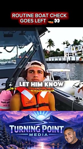 ROUTINE BOAT CHECK GOES LEFT 🚤👀