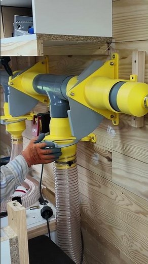 Small Workshop 3D Printed Dust Extraction