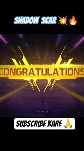 Shadow Scar weopen 🔥 New Weopen Royale Spin #freefire #shortsvideo #shorts #weopenroyale