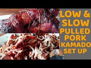 LOW AND SLOW PULLED PORK || ALDI KAMADO SET UP
