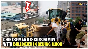 1.8K views · 32 reactions | CHINESE MAN USES BULLDOZER TO RESCUE...