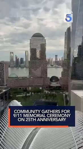Community gathers for 9/11 memorial ceremony on 25th anniversary