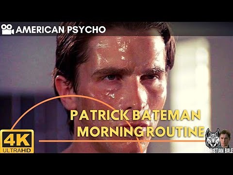American Psycho Complete Morning Routine | Patrick Bateman Workout 4K | Daily Dose of Christian Bale