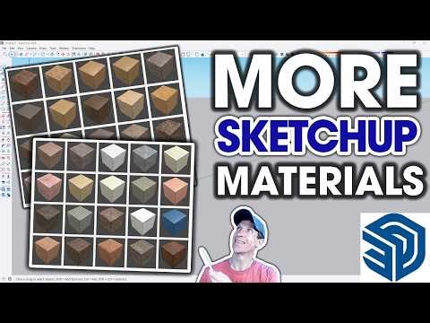 The BEST Ways to Add Materials to SketchUp's Library