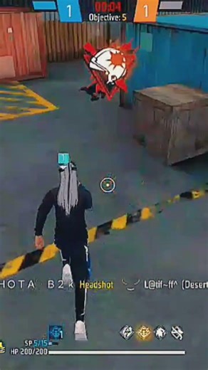 *** free fire 1 vs 1 in full game play****