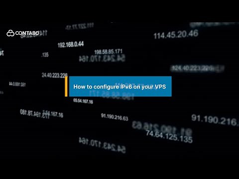 How to configure IPv6 on your VPS