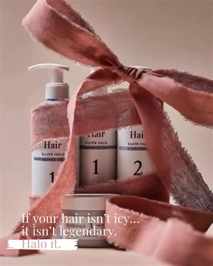 Celesty | Lips. Skin. Vibes. on Instagram: "Most toning products out there just deposit pigment and hope for the best. But not all toners are created equal and that’s where Silver Halo changes the entire game. Why Silver Halo isn’t just another purple shampoo: Targeted Color Science — Silver Halo’s color-balancing tech works on yellow and brassy tones based on proven color theory (purple cancels yellow on the color wheel), the same way salons do it. ￼ Hydration-First Formula — Unlike many toning