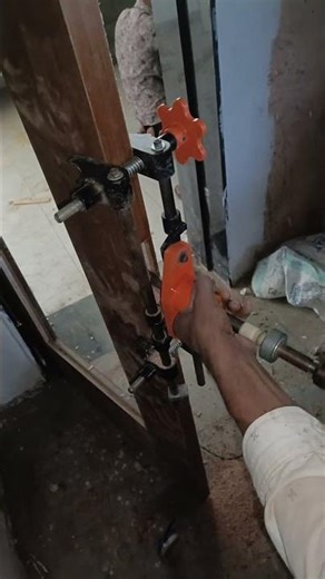 handle lock machine 🚪🪟💯😍🩶#woodworking #colonelkkjϟ