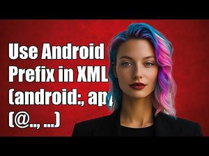 use android prefix on xml (android:, app:, @.., ...)