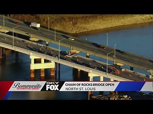 Chain of Rocks Bridge reaches midway point with new span open