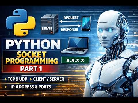 Python Socket Programming Tutorial for Beginners | Part 1: Theory & IP Discovery @dc_1136