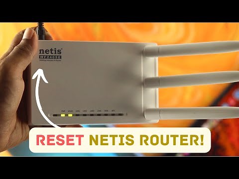 How to Netis Router Reset [Factory Settings]