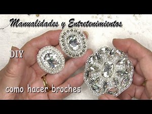 DIY - Como hacer broches con abalorios