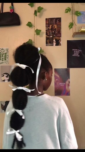 Quick and easy hairstyle w me💕 I used Marley hair💕#fyppp #naturalstyles #diyhairstyles #tiktokkenya