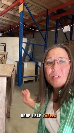 A drop leaf table is the easiest style of table to use in small spaces!