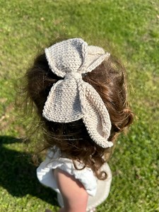 Knit Bow Pattern: Beginner-friendly PDF Download - Etsy