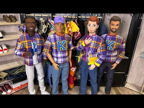 Ken Doll Fall Wardrobe Makeover + Alan Doll Transformation | Ultimate Style Upgrade!”