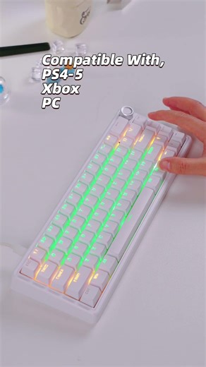 Who has a mechanical keyboard this comforting to use?#kemove #mechanicalkeyboard