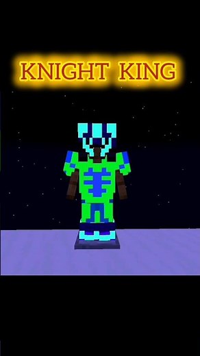 KNIGHT KING 👑 armor trim combination in Minecraft