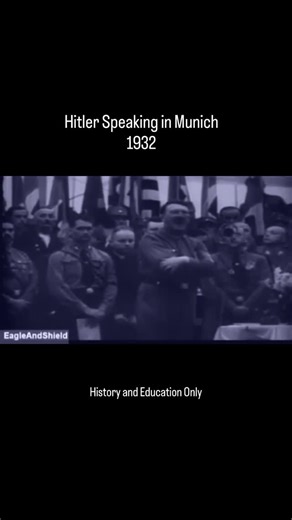 @fill_up_35 on Instagram: "Hitler speech in Munich 1932 #history #worldwar2 #austrianpainter #historygram #education"