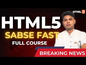 HTML Full Course for Web Development | Learn HTML for Beginners in 2025 🚀