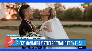 135K views · 1.2K reactions | Ricky Montaner y Stefi Roitman dieron el sí ‍♀️蘆  Imágenes inéditas y todos los detalles del casamiento del año  #EstamosEnAmérica | América TV | Facebook