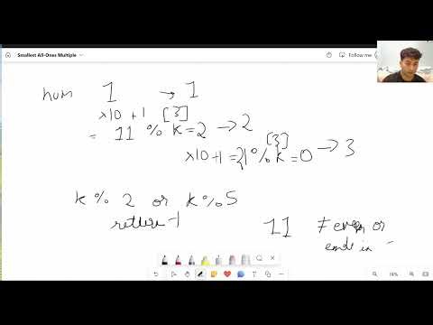 Leetcode 3790: Smallest All-Ones Multiple [C++]