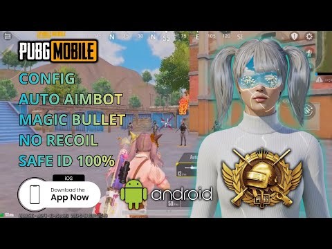 CONFIG PUSH RANK PUBG MOBILE | NO RECOIL HEADSHOT DEMAGE SUPPORT IOS ANDROID ✅