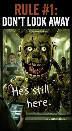 How to Survive Springtrap: 4 Forbidden Rules 🐇🔥 #fnaf3 #horror