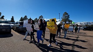 Students protest after ASD20 principal put on leave