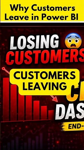Calculate Churn Rate in Power BI in 20 Seconds (Easy) #datamindsacademy