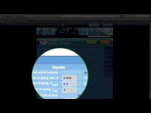 Extension Spring Calculator