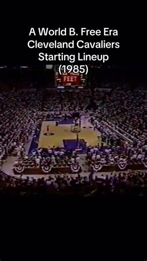 Cleveland Cavaliers Starting Lineup from 1985