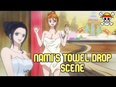 Nami Drops Her Towel Accidentally In Front of the People