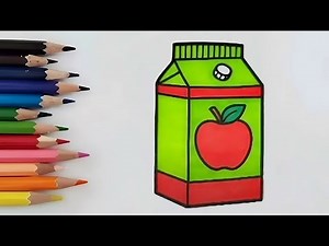 How to Draw a Juice Box | Easy Drawing for Kids