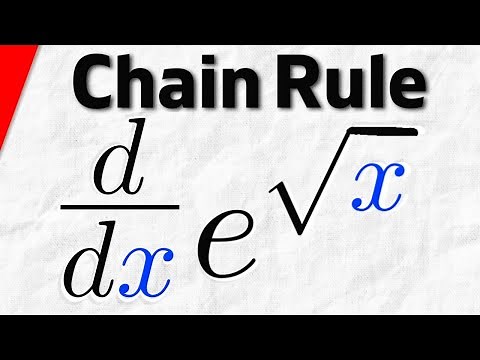 Derivative of e^sqrt(x) with Chain Rule | Calculus 1 Exercises