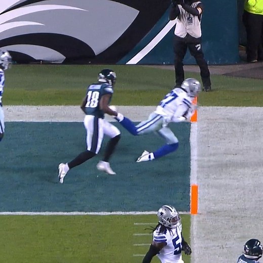 Trevon Diggs comes up with a wild interception for the Dallas Cowboys! 📺: #DALvsPHI on NBC 📱: NFL app // Yahoo Sports app | NFL