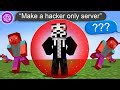 Inside a Hackers-Only Server in Minecraft