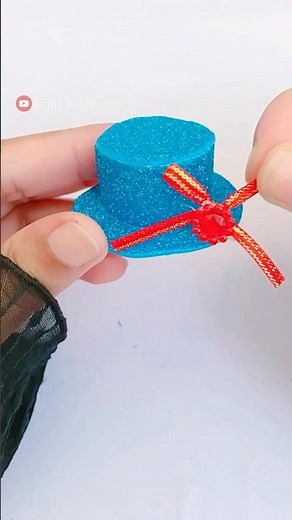 DIY snowman hat (part 1) #shorts #christmas #craft #diy #papercraft