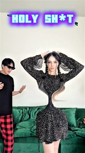 231K views · 2.9K reactions | Wednesday Addams corset challenge Lady Gaga song Dance Dance | Mamiko | Facebook